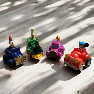 Vintage McDonald’s Happy Meal Pull-Back Cars – 1980s/90s Lot of 4 🚗🍔